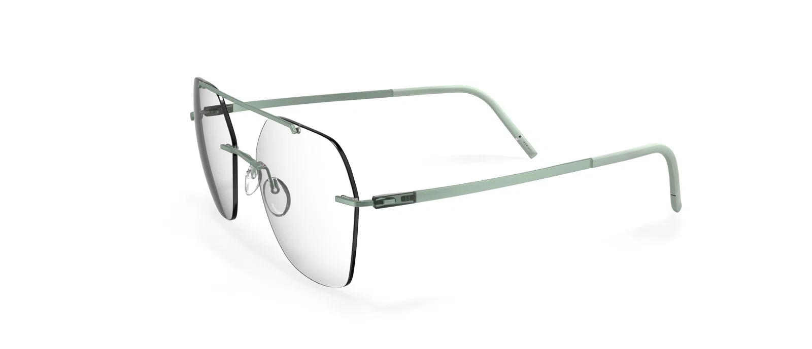 Silhouette The Dawn Chassis Rimless 5573 Eyeglasses - view 80